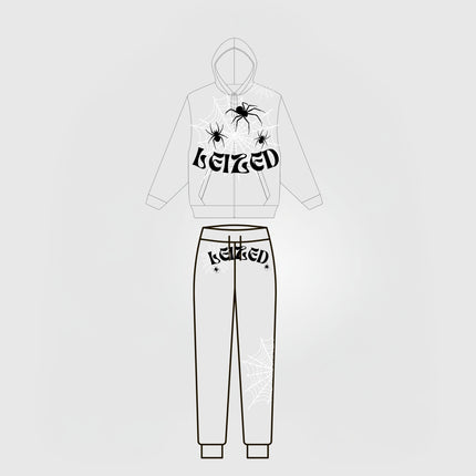 SPIDER PUFF TRACKSUIT - GREY
