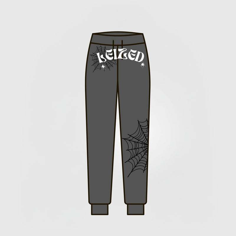 SPIDER PUFF PANTS - DARK GREY
