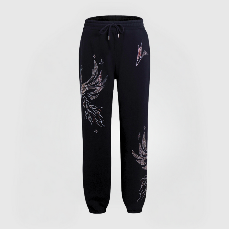 PHOENIX RHINESTONE -HOUSUT - MOCCA