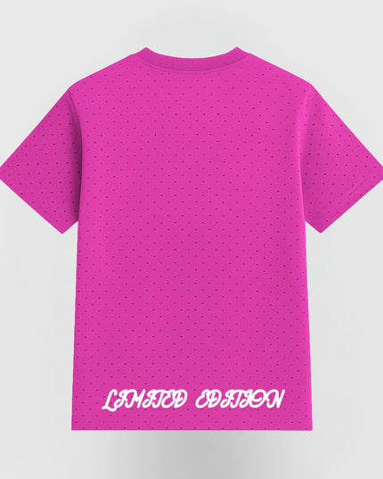 TIMELESS RHINESTONE T-SHIRT - PINK