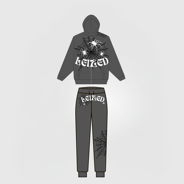 SPIDER PUFF TRACKSUIT - DARK GREY