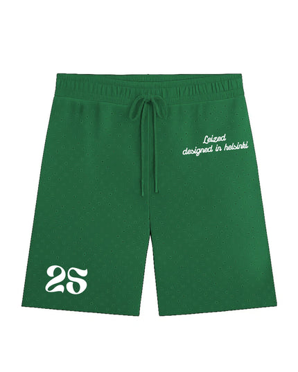 TIMELESS RHINESTONE SHORTS - GREEN