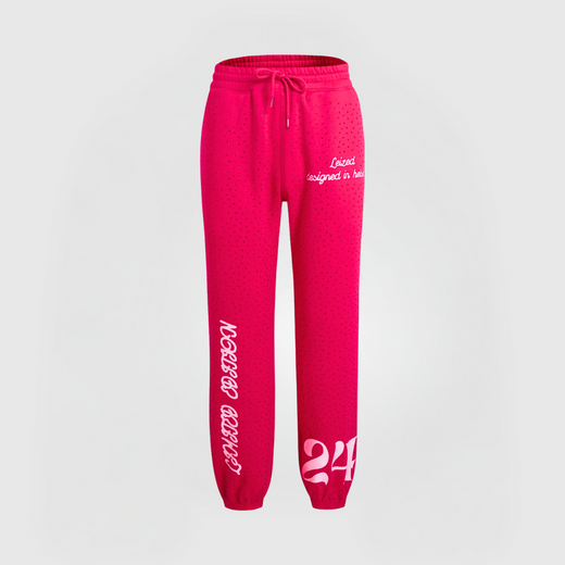 AJATTOMAT KIVELLINEN HOUSUT - PINKKI