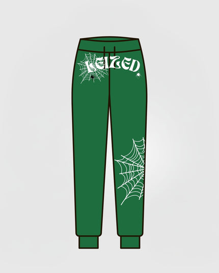 SPIDER PUFF PANTS - GREEN