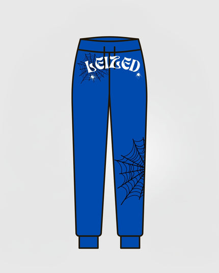 SPIDER PUFF PANTS - BLUE