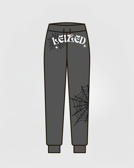 SPIDER PUFF PANTS - DARK GREY