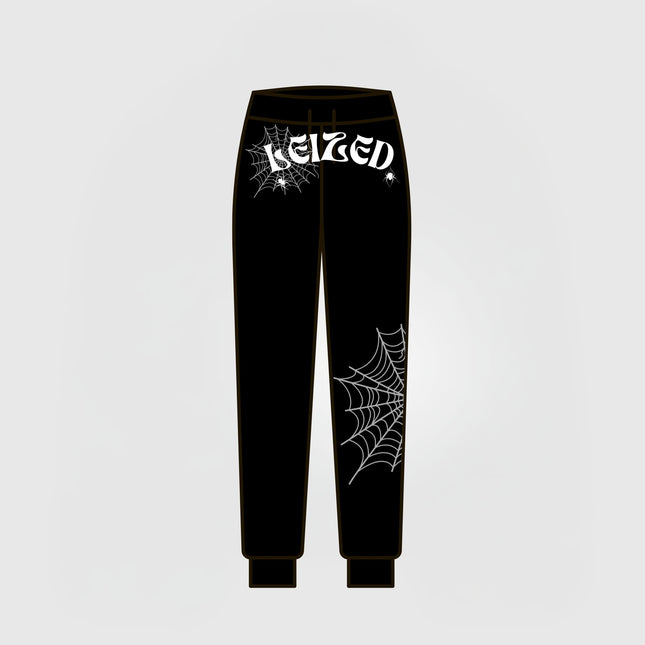 SPIDER PUFF PANTS - BLACK