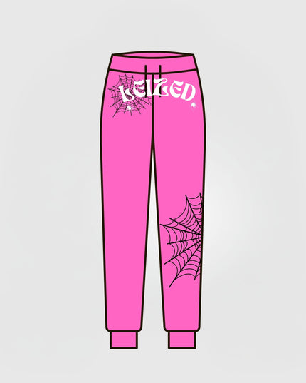 SPIDER PUFF PANTS - PINK