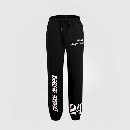 TIMELESS RHINESTONE PANTS - BLACK
