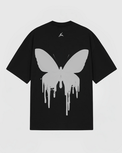 BUTTERFLY T-SHIRT - BLACK