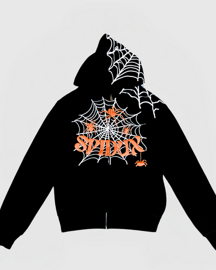 SPIDUX HOODIE - BLACK