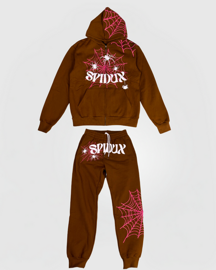 SPIDUX TRACKSUIT - BROWN