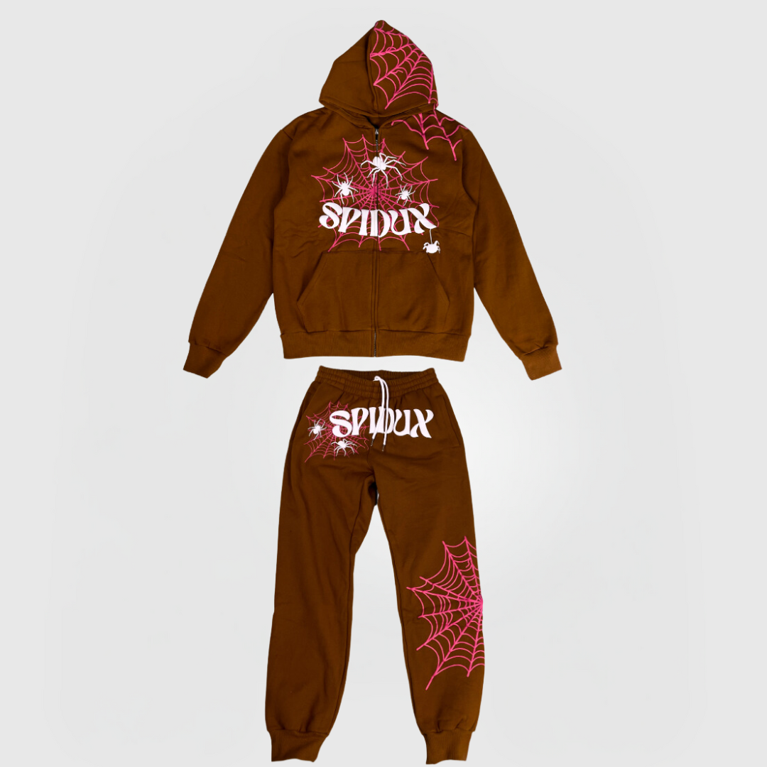 SPIDUX TRACKSUIT - BROWN