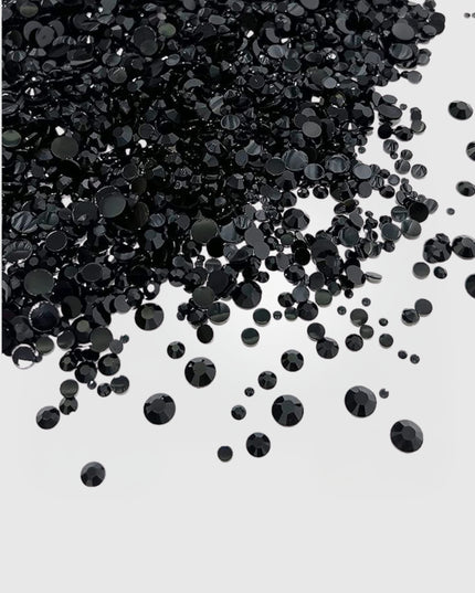 TIMELESS RHINESTONE HOODIE - BLACK