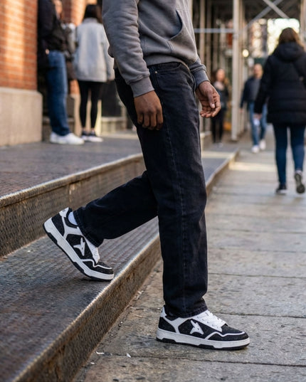 Leized Rhinestone Shoes - Black