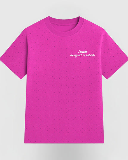 TIMELESS RHINESTONE T-SHIRT - PINK