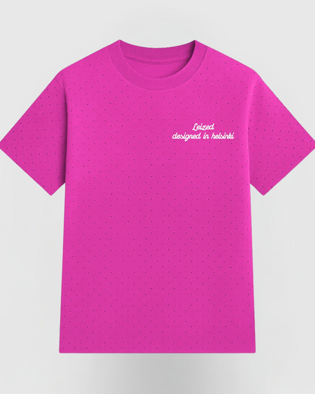 TIMELESS RHINESTONE T-SHIRT - PINK