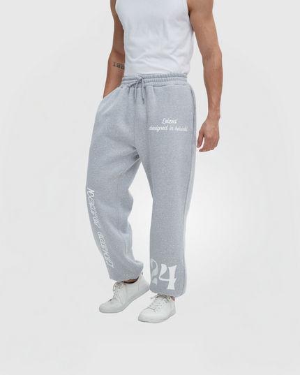 TIMELESS RHINESTONE PANTS - GREY