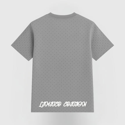 TIMELESS RHINESTONE T-SHIRT - GREY