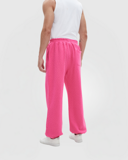 TIMELESS RHINESTONE PANTS - PINK