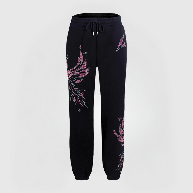 PHOENIX RHINESTONE PANTS - PINK