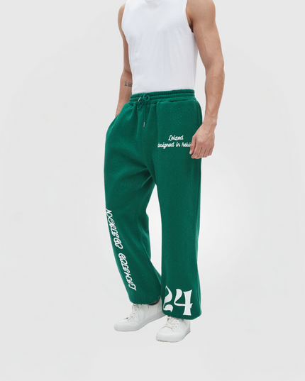 TIMELESS RHINESTONE PANTS - GREEN