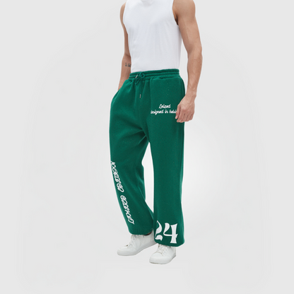 TIMELESS RHINESTONE PANTS - GREEN